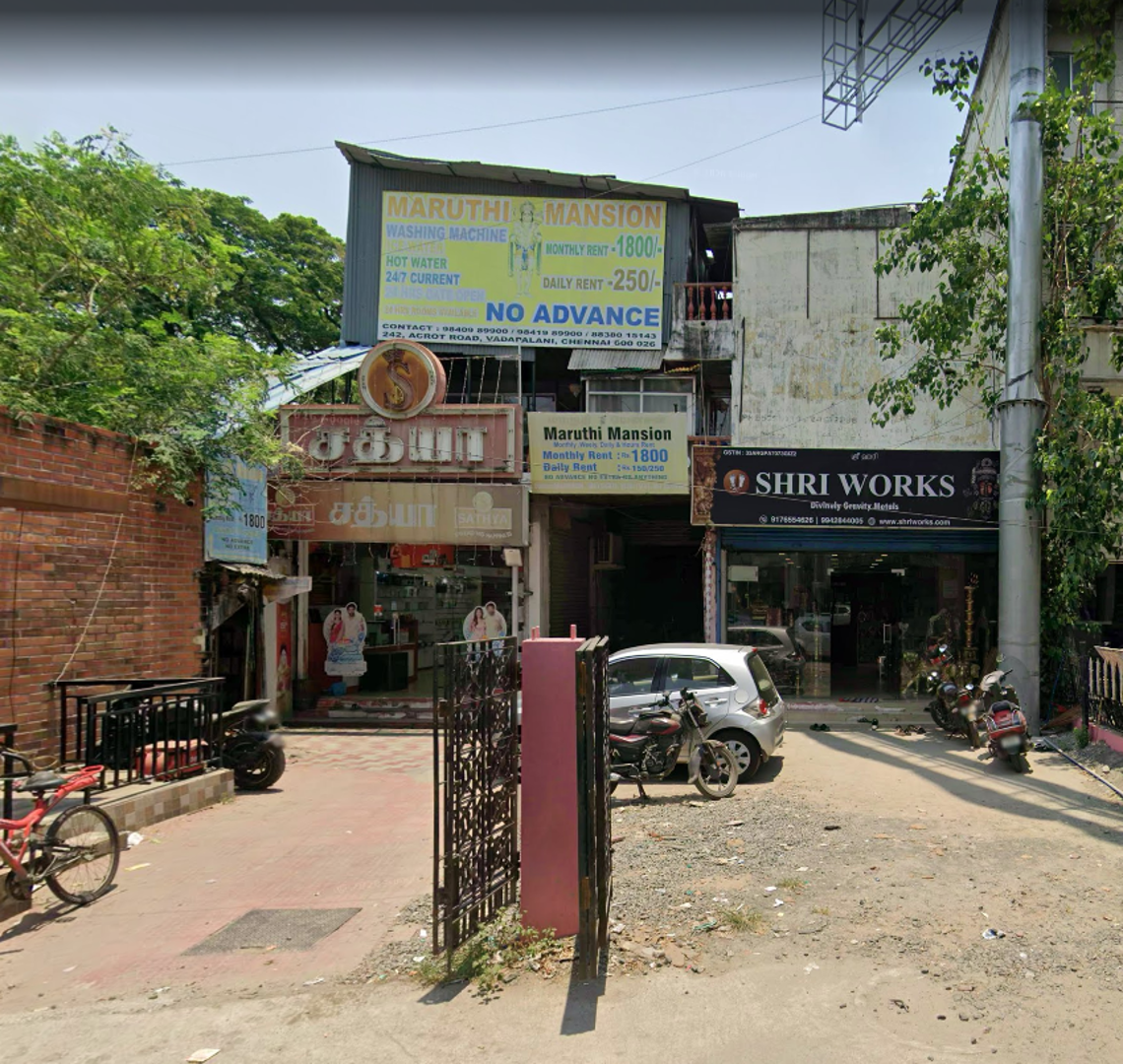 Maruthi Mansion — PG accommodation in Vadapalani, Chennai
