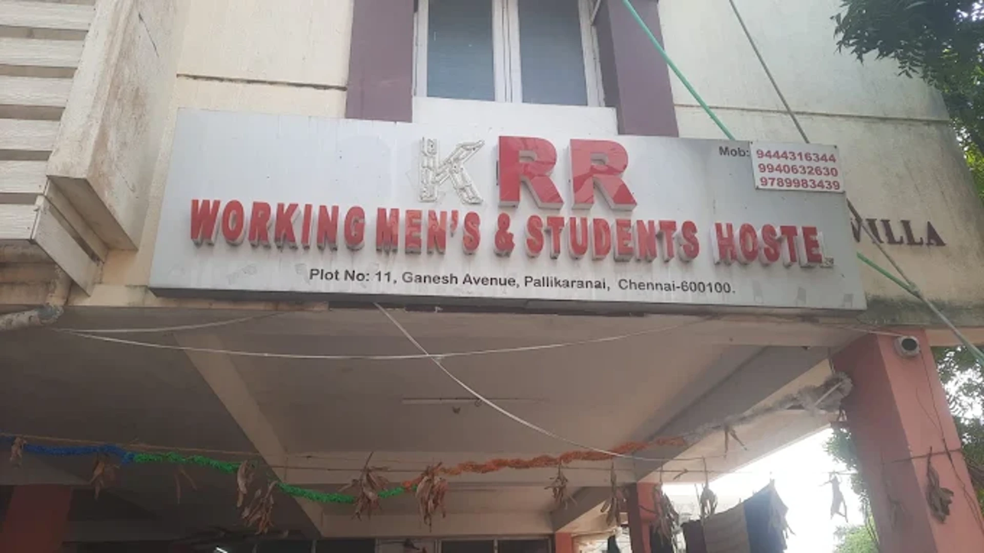 KRR WORKING MEN'S AND STUDENTS HOSTEL — PG accommodation in Pallikaranai, Chennai